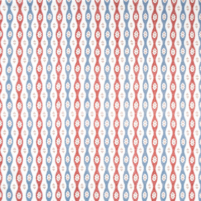 Lee Jofa 2020187.195.0 Elba Print Multipurpose Fabric in Admiral/Multi/Red/Blue