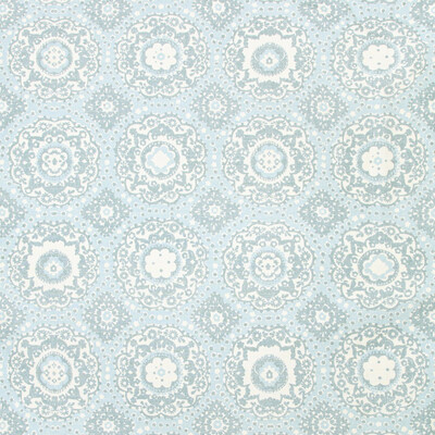 Lee Jofa 2020190.13.0 Bayview Print Multipurpose Fabric in Aqua/Turquoise/Spa
