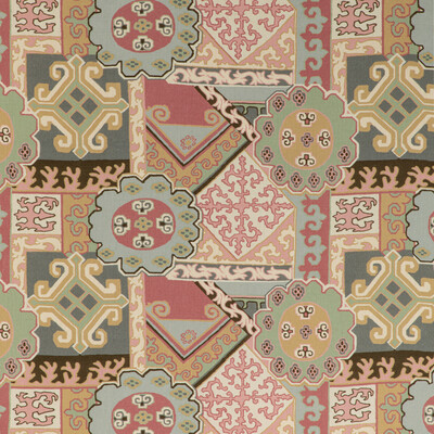 Lee Jofa 2020193.7134.0 Batangas Print Multipurpose Fabric in Pink/multi/Multi/Pink/Turquoise