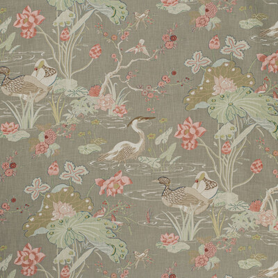 Lee Jofa 2020198.1067.0 Luzon Print Multipurpose Fabric in Fawn/Multi/Grey/Pink