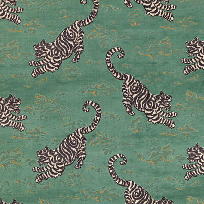 Lee Jofa 2020200.348.0 Bongol Velvet Upholstery Fabric in Jade/Green