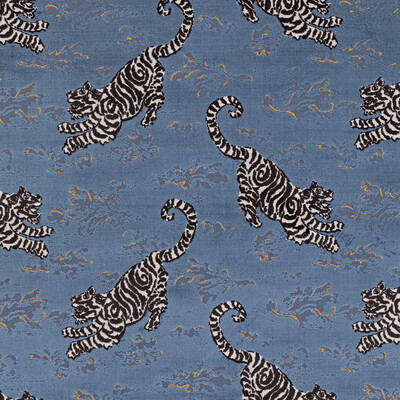 Lee Jofa 2020200.58.0 Bongol Velvet Upholstery Fabric in Sapphire/Blue/Dark Blue