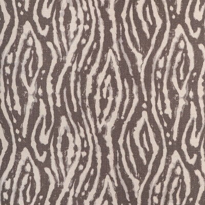 Lee Jofa 2020203.68.0 Salina Print Multipurpose Fabric in Smoke/Brown/Espresso