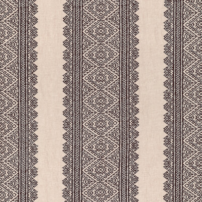 Lee Jofa 2020211.68.0 Avon Embroidery Multipurpose Fabric in Smoke/Brown/Espresso
