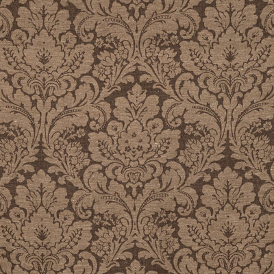 Lee Jofa 2020212.6.0 Acanthus Damask Multipurpose Fabric in Sable/Brown/Chocolate