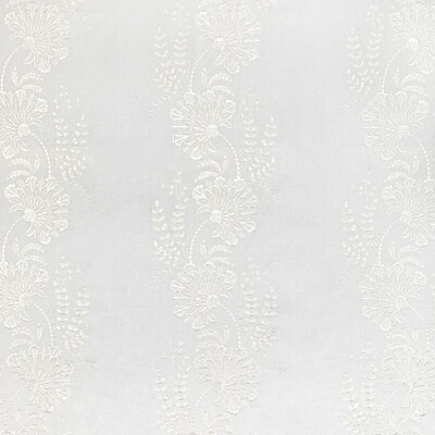 Lee Jofa 2021122.1.0 Valencia Sheer Drapery Fabric in Ivory/White