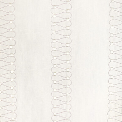 Lee Jofa 2021126.1.0 Alston Sheer Drapery Fabric in Ivory/White
