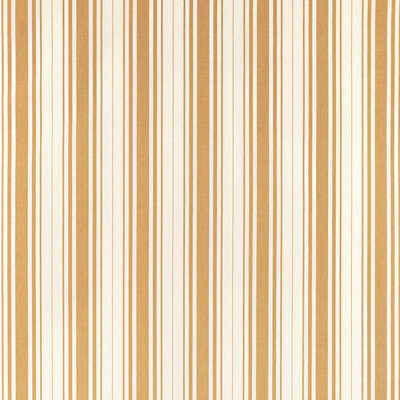 Lee Jofa 2022100.4.0 Baldwin Stripe Multipurpose Fabric in Saffron/Yellow/Ivory