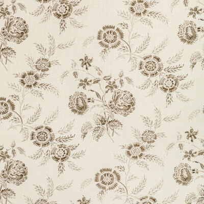 Lee Jofa 2022101.16.0 Boutique Floral Multipurpose Fabric in Sand/Brown/Taupe/Grey