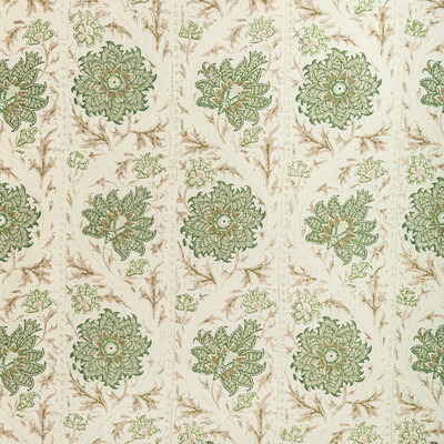Lee Jofa 2022102.316.0 Calico Vine Multipurpose Fabric in Greenery/Ivory/Olive Green/Brown