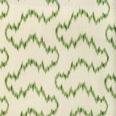 Lee Jofa 2022104.316.0 Mallorcan Ikat Multipurpose Fabric in Leaf/Ivory/Olive Green/Green