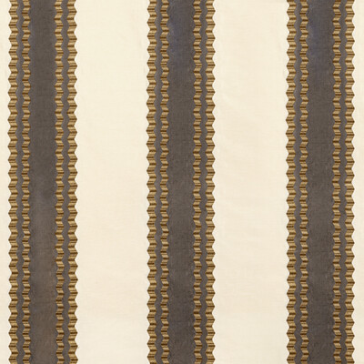 Lee Jofa 2022113.166.0 Waldon Stripe Drapery Fabric in Brown/Chocolate