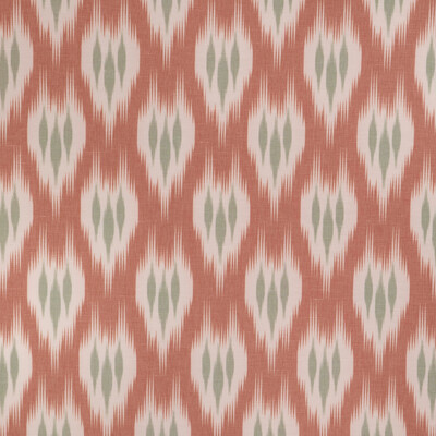 Lee Jofa 2023102.319.0 Clare Print Drapery Fabric in Coral/Green/Red