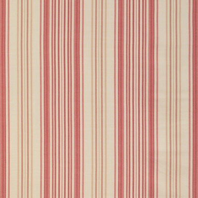 Lee Jofa 2023104.916.0 Upland Stripe Upholstery Fabric in Rose/Pink/Red/Beige