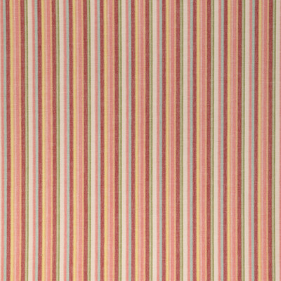Lee Jofa 2023105.197.0 Sandbanks Stripe Upholstery Fabric in Red/rose/Pink/Yellow/Green