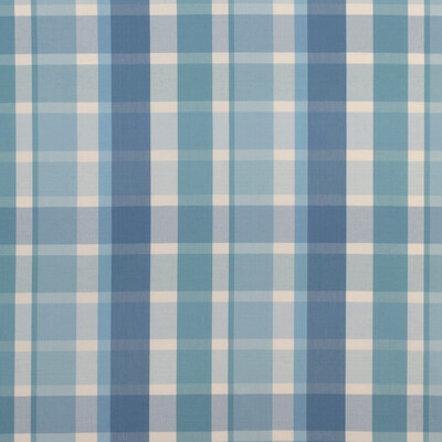 Lee Jofa 2023107.55.0 Fisher Plaid Multipurpose Fabric in Capri/sky/Light Blue/Blue