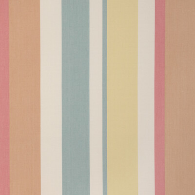 Lee Jofa 2023108.3524.0 Fisher Stripe Multipurpose Fabric in Meon/aqua/Beige/Yellow/Multi