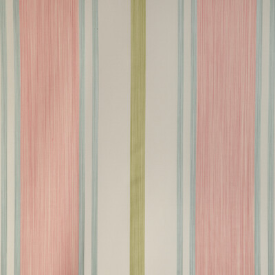 Lee Jofa 2023110.73.0 Davies Stripe Upholstery Fabric in Petal/kiwi/Olive Green/Pink/Light Blue