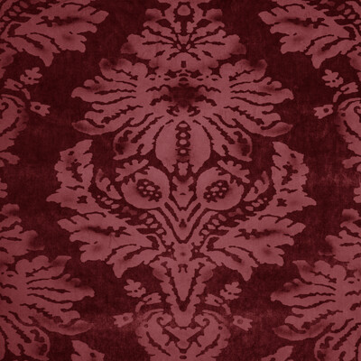Lee Jofa 2023111.19.0 Parham Velvet Upholstery Fabric in Ruby/Red/Burgundy