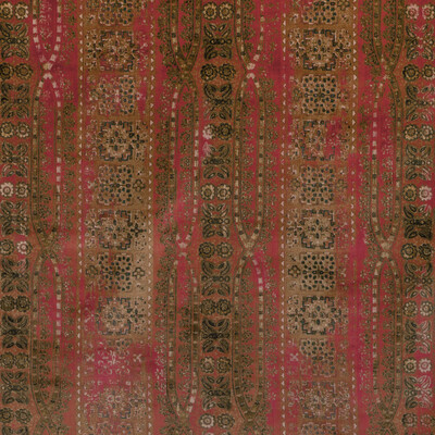 Lee Jofa 2023114.319.0 Brympton Velvet Upholstery Fabric in Cinnabar/Red/Gold