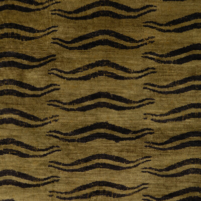 Lee Jofa 2023115.30.0 Beckett Velvet Upholstery Fabric in Peridot/Olive Green/Black/Green