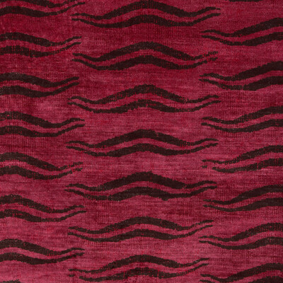Lee Jofa 2023115.9.0 Beckett Velvet Upholstery Fabric in Garnet/Red/Chocolate