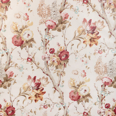 Lee Jofa 2023119.417.0 Trentham Hall Multipurpose Fabric in Rose/Yellow/Pink
