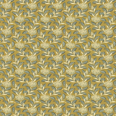 Lee Jofa 2023133.353.0 Ortensia Multipurpose Fabric in Teal On Olive/Teal/Olive Green
