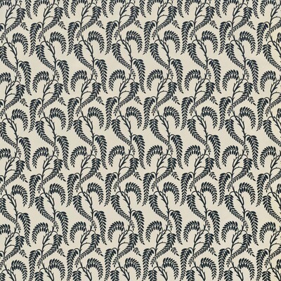 Lee Jofa 2023134.51.0 Wisteria Multipurpose Fabric in Navy On White/Dark Blue/White/Blue
