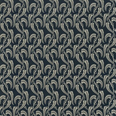 Lee Jofa 2023135.50.0 Wisteria Multipurpose Fabric in Blotched Navy/Dark Blue/White/Blue
