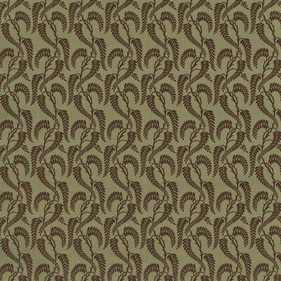 Lee Jofa 2023138.630.0 Wisteria Ii Multipurpose Fabric in Brown Sage Ln/Brown/Sage