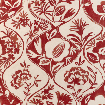 Lee Jofa 2023141.19.0 Calathea Print Multipurpose Fabric in Red