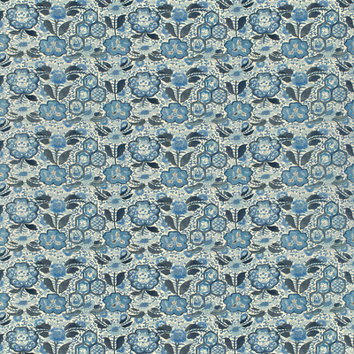Lee Jofa 2024106.51.0 Imari I Multipurpose Fabric in Blue/White