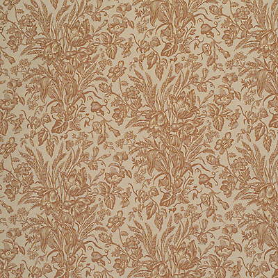 Kravet 23766.1612.0 Abigail Toile Upholstery Fabric in Apricot/Beige/Rust