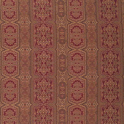 Kravet 25599.419.0 Piedmont Paisley Upholstery Fabric in Bordeaux/Burgundy/red/Yellow/Beige