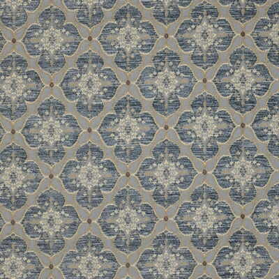 Kravet Couture 28828.540.0 Ornament Accent Upholstery Fabric in Blue , Yellow , Cerulean
