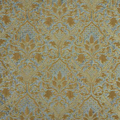 Kravet Couture 29035.415.0 The Gold Standard Upholstery Fabric in Aqua/Light Blue/Yellow