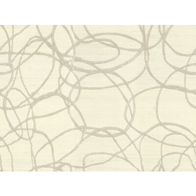 Kravet 30275.11.0 Scramble Silk Upholstery Fabric in Platinum/White/Grey