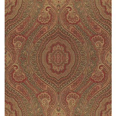 Kravet Design 31420.19.0 Kravet Design Upholstery Fabric in Burgundy/red , Yellow