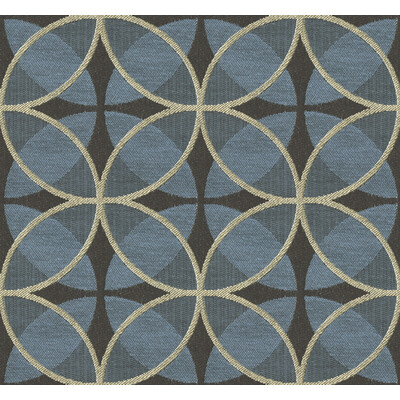 Kravet Contract 31526.5.0 Clockwork Upholstery Fabric in Sapphire/Blue/Light Blue/Beige
