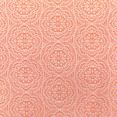 Kravet 31544.12.0 Tessa Upholstery Fabric in Coral/Orange/Ivory