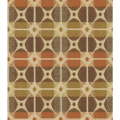 Kravet Contract 31549.624.0 Gateway Upholstery Fabric in Brown , Orange , Copper