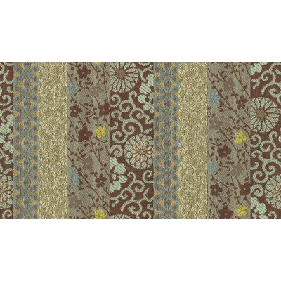 Kravet Contract 31559.635.0 Kamara Upholstery Fabric in Brown , Light Blue , Seaglass
