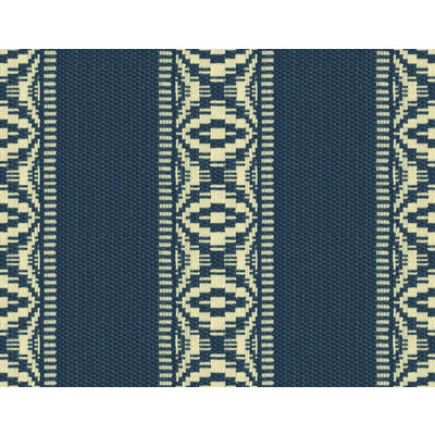 Kravet Design 31942.5.0 Nautica Stripe Upholstery Fabric in Blue , White , Sapphire