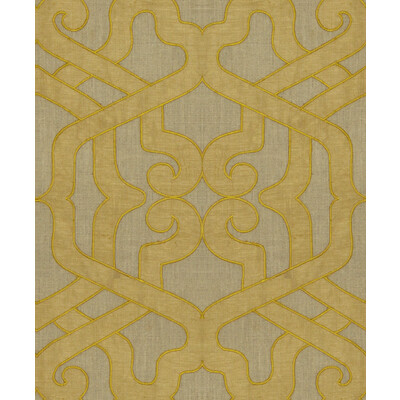 Kravet Couture 32076.14.0 Modern Elegance Multipurpose Fabric in Beige , Yellow , Saffron