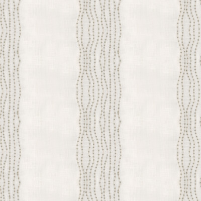Kravet Couture 32450.101.0 Songket Multipurpose Fabric in White , Silver , Lucite