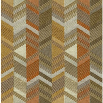 Kravet Design 32534.412.0 Kravet Design Upholstery Fabric in Grey/Orange/Yellow