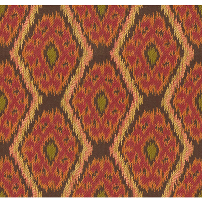 Kravet Contract 32847.319.0 Sancho Upholstery Fabric in Brown , Green , Guava