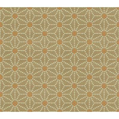 Kravet Contract 32849.1216.0 Japonica Upholstery Fabric in Beige , Orange , Mandarin Dot
