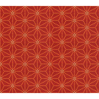 Kravet Contract 32849.424.0 Japonica Upholstery Fabric in Burgundy/red , Orange , Chili